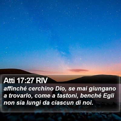 Atti 17:27 RIV Bible Verse Image