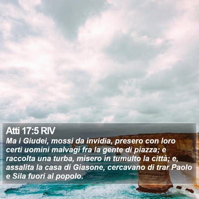 Atti 17:5 RIV Bible Verse Image