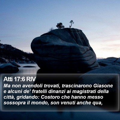 Atti 17:6 RIV Bible Verse Image