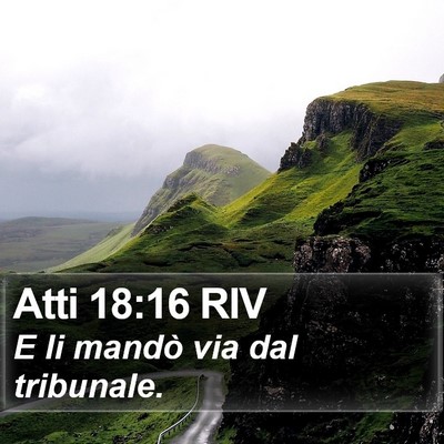 Atti 18:16 RIV Bible Verse Image