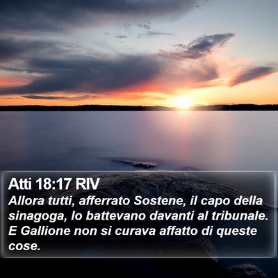 Atti 18:17 RIV Bible Verse Image