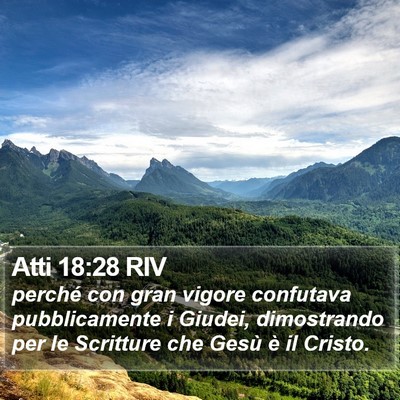 Atti 18:28 RIV Bible Verse Image