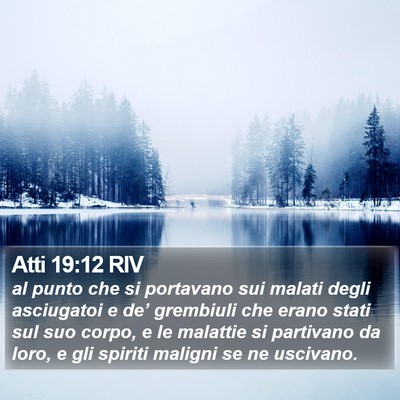 Atti 19:12 RIV Bible Verse Image