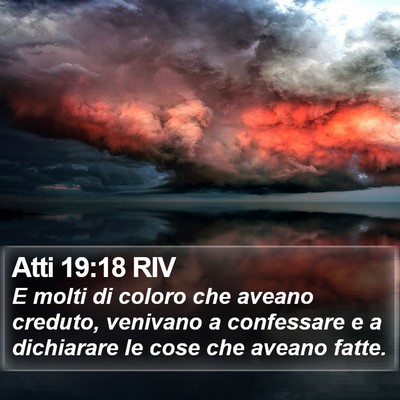 Atti 19:18 RIV Bible Verse Image