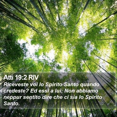 Atti 19:2 RIV Bible Verse Image