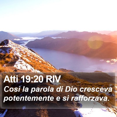 Atti 19:20 RIV Bible Verse Image