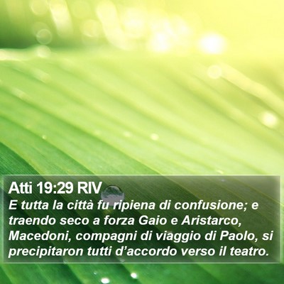 Atti 19:29 RIV Bible Verse Image