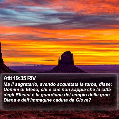 Atti 19:35 RIV Bible Verse Image