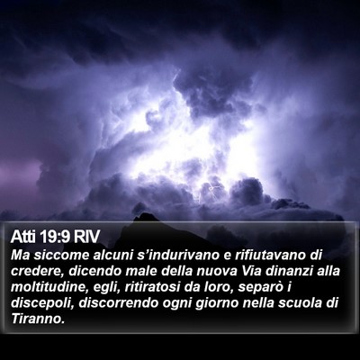 Atti 19:9 RIV Bible Verse Image