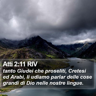 Atti 2:11 RIV Bible Verse Image