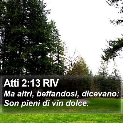 Atti 2:13 RIV Bible Verse Image