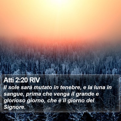 Atti 2:20 RIV Bible Verse Image