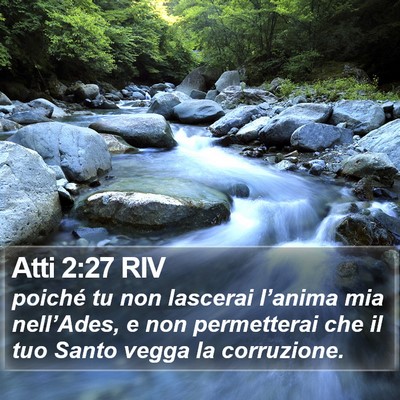 Atti 2:27 RIV Bible Verse Image