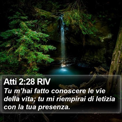Atti 2:28 RIV Bible Verse Image