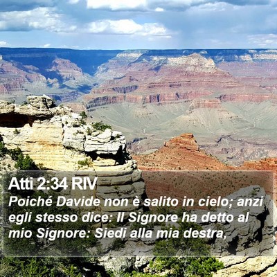 Atti 2:34 RIV Bible Verse Image