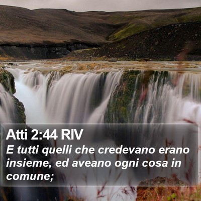 Atti 2:44 RIV Bible Verse Image