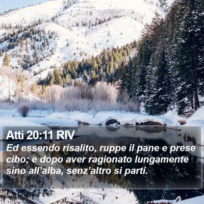 Atti 20:11 RIV Bible Verse Image