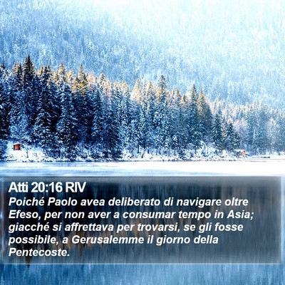 Atti 20:16 RIV Bible Verse Image