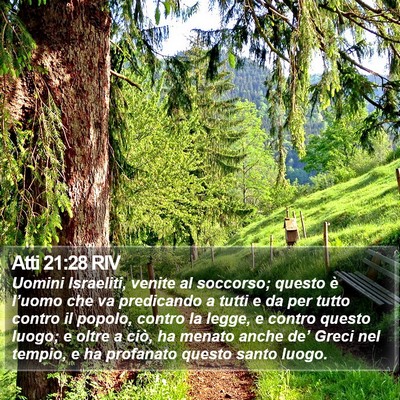 Atti 21:28 RIV Bible Verse Image