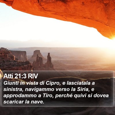 Atti 21:3 RIV Bible Verse Image