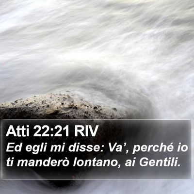 Atti 22:21 RIV Bible Verse Image