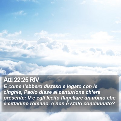 Atti 22:25 RIV Bible Verse Image