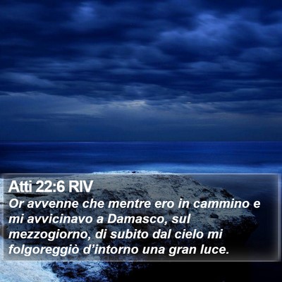 Atti 22:6 RIV Bible Verse Image