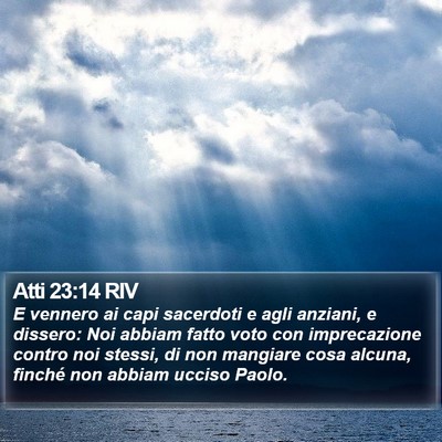 Atti 23:14 RIV Bible Verse Image