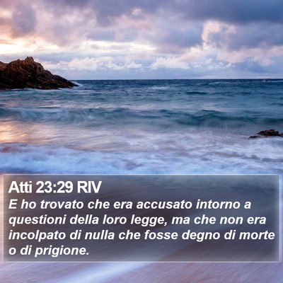 Atti 23:29 RIV Bible Verse Image