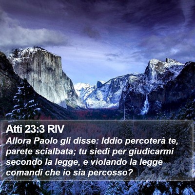 Atti 23:3 RIV Bible Verse Image