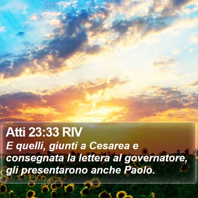 Atti 23:33 RIV Bible Verse Image