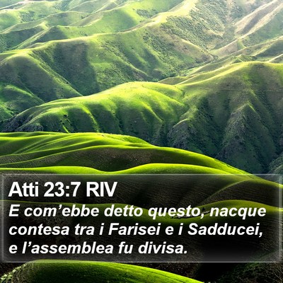 Atti 23:7 RIV Bible Verse Image