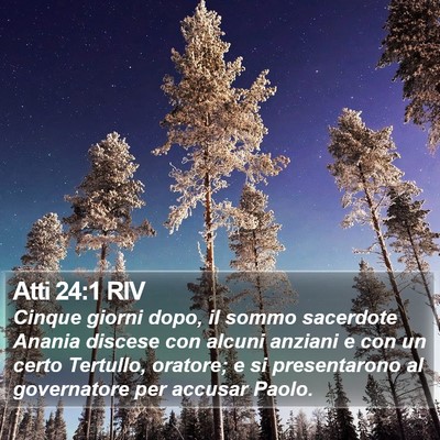 Atti 24:1 RIV Bible Verse Image