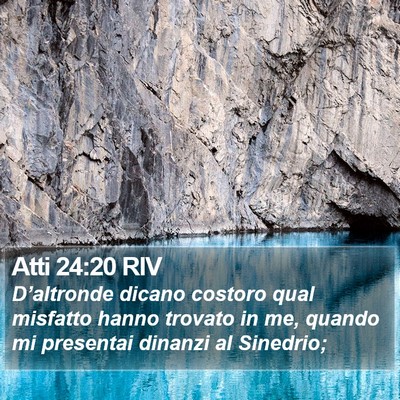 Atti 24:20 RIV Bible Verse Image