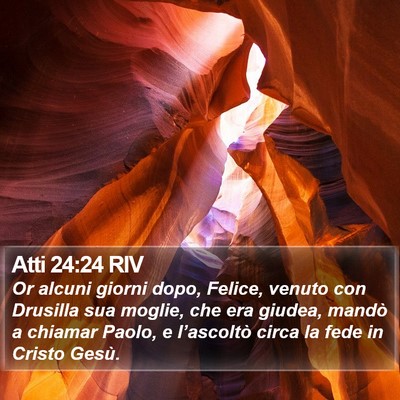 Atti 24:24 RIV Bible Verse Image
