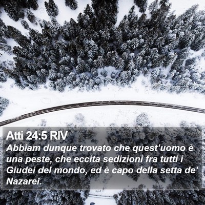 Atti 24:5 RIV Bible Verse Image