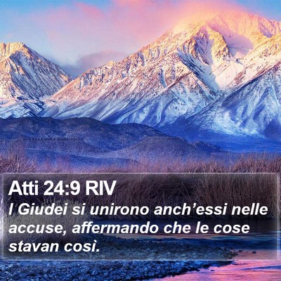 Atti 24:9 RIV Bible Verse Image