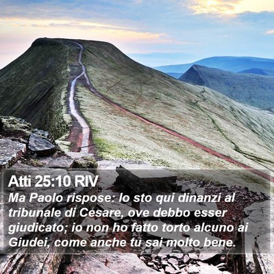 Atti 25:10 RIV Bible Verse Image