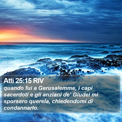 Atti 25:15 RIV Bible Verse Image