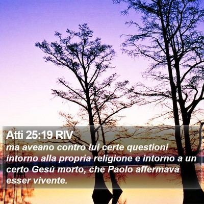 Atti 25:19 RIV Bible Verse Image