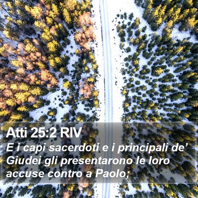 Atti 25:2 RIV Bible Verse Image