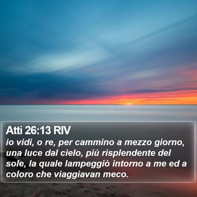 Atti 26:13 RIV Bible Verse Image
