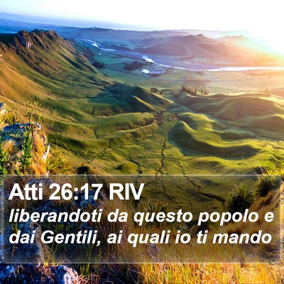 Atti 26:17 RIV Bible Verse Image