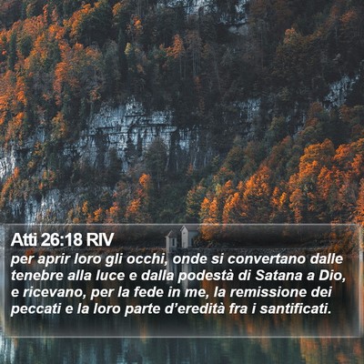 Atti 26:18 RIV Bible Verse Image