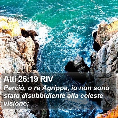 Atti 26:19 RIV Bible Verse Image