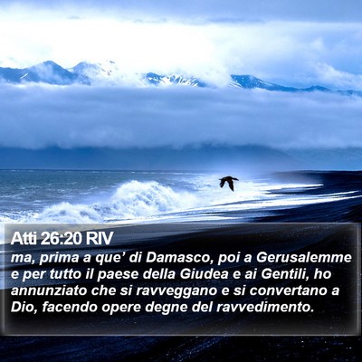 Atti 26:20 RIV Bible Verse Image
