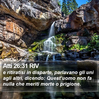 Atti 26:31 RIV Bible Verse Image