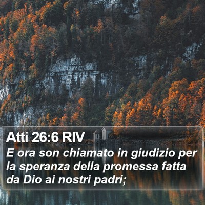 Atti 26:6 RIV Bible Verse Image