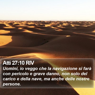 Atti 27:10 RIV Bible Verse Image