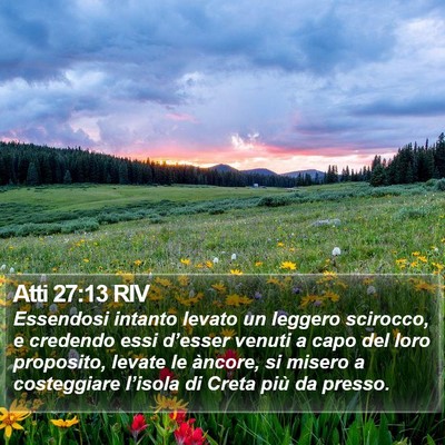 Atti 27:13 RIV Bible Verse Image